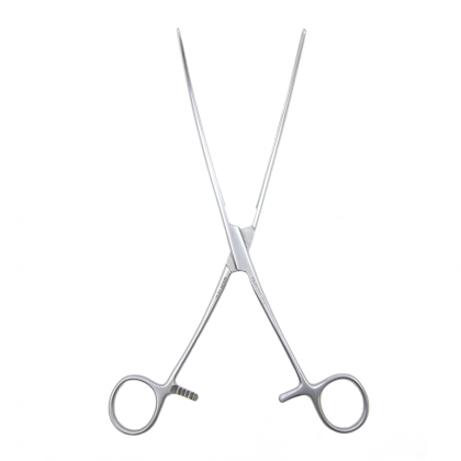 Фото товара Зажим медицинский DOYEN, кишечный эластичный,для взрослых, изогнутый, 230 мм (З-40-2р), МИЗТ