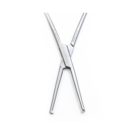 Фото товара Зажим медицинский KOCHER-OCHSNER, кровоостанавливающий 1х2 зубый, зубчатый, прямой, № 2, 160 мм (З-5р), МИЗТ