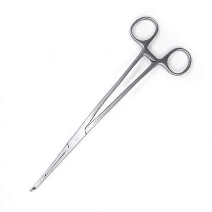 Фото товара Зажим медицинский NEGUS, кровоостанавливающий для глубоких полостей, изогнутый, № 3, 213,5 мм (З-95-3р), МИЗТ