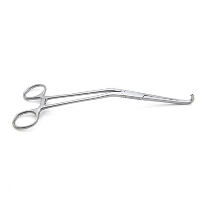 Фото товара Зажим медицинский NEGUS, кровоостанавливающий для глубоких полостей, изогнутый, № 3, 213,5 мм (З-95-3р), МИЗТ