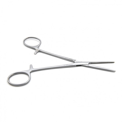 Фото товара Зажим медицинский ROCHESTER-PEAN, кровоостанавливающий зубчатый, прямой, № 1, 160 мм (З-92р), МИЗТ