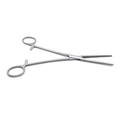 Фото товара Зажим медицинский ROCHESTER-PEAN, кровоостанавливающий зубчатый, прямой, № 2, 198 мм (З-32р), МИЗТ