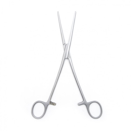 Фото товара Зажим медицинский ROCHESTER-PEAN, кровоостанавливающий зубчатый, прямой, № 2, 198 мм (З-32р), МИЗТ