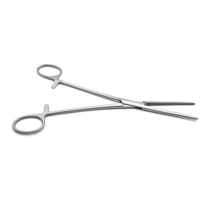 Фото товара Зажим медицинский ROCHESTER-PEAN, кровоостанавливающий зубчатый, прямой, № 2, 198 мм (З-32р), МИЗТ