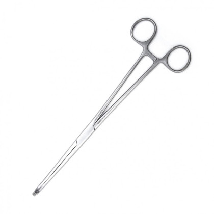 Фото товара Зажим медицинский кровоостанавливающий для глубоких полостей, детский изогнутый, № 2, 225 мм (З-95-2р), МИЗТ