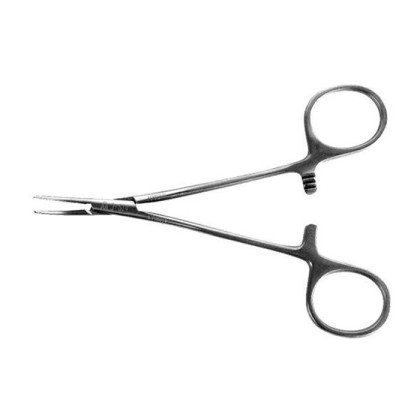 Фото товара Зажим микроартериальный, изогнутый, Москит, 127 мм (матир.)