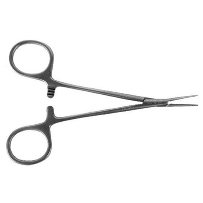 Фото товара Зажим микроартериальный, прямой, Москит, 127 мм (матир.)