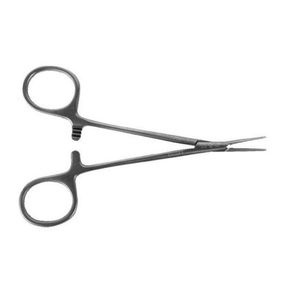 Фото товара Зажим микроартериальный, прямой, Москит, 143 мм (блестящ.)