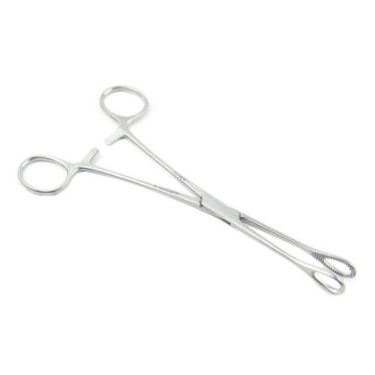 Зажим носоглоточный окончатый прямой 20 см Фото товара Зажим носоглоточный окончатый прямой 20 см