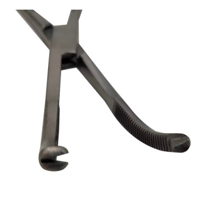 Зажим с крем для прикрепления белья к брюшине 200 мм Surgicon Фото товара Зажим с крем для прикрепления белья к брюшине 200 мм Surgicon