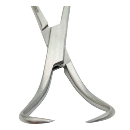 Зажим с кремальерой для операционного белья 146мм Surgicon Фото товара Зажим с кремальерой для операционного белья 146мм Surgicon