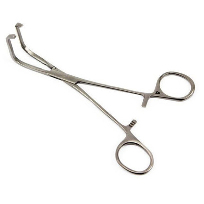 Фото товара Зажим сосуд. эласт. зубч. с фиксатором (по Сатинскому) №1, 155 мм