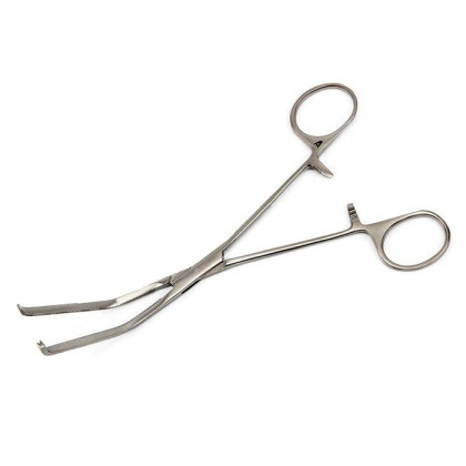 Фото товара Зажим сосуд. эласт. зубч. с фиксатором (по Сатинскому) №4, 180 мм