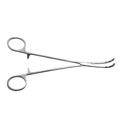 Зажим сосудистый д/част. бокового пережатия изогнутый, детский, №2 Фото товара Зажим сосудистый д/част. бокового пережатия изогнутый, детский, №2