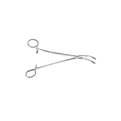 Зажим сосудистый для частичного бокового пережатия вертикальноизогнутый Фото товара Зажим сосудистый для частичного бокового пережатия вертикальноизогнутый