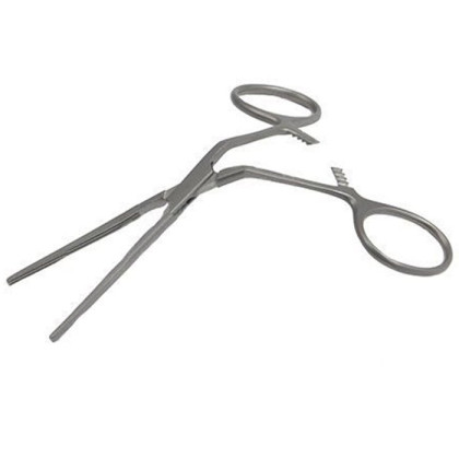 Зажим сосудистый педиатрический 125 мм прямой, ручки изогн.под углом ПТО Медтехника Фото товара Зажим сосудистый педиатрический 125 мм прямой, ручки изогн.под углом ПТО Медтехника