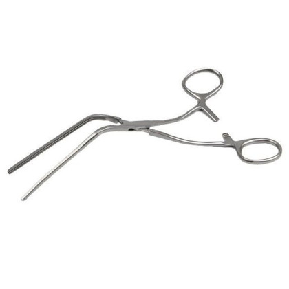 Зажим сосудистый периферический по Де Бейки 65х180 мм, 60 град. ПТО Медтехника Фото товара Зажим сосудистый периферический по Де Бейки 65х180 мм, 60 град. ПТО Медтехника