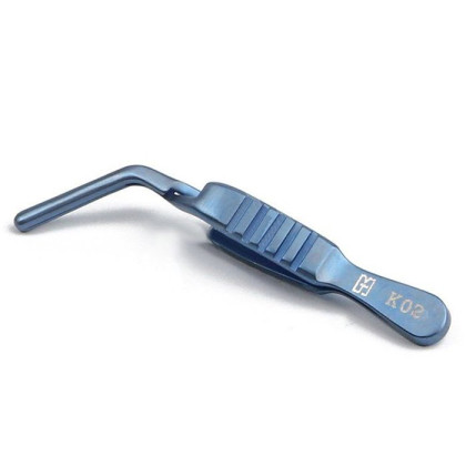 Зажим сосудистый, тип Бульдог, изогнутый, ПТО Медтехника Фото товара Зажим сосудистый, тип Бульдог, изогнутый, ПТО Медтехника