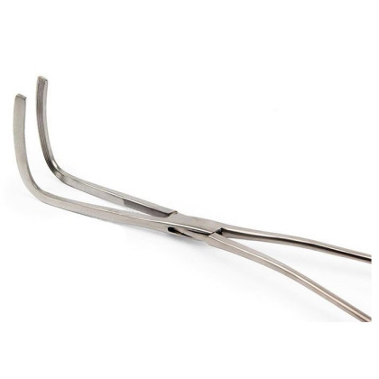 Зажим эластичный для пищевода, изогнутый, 280 мм Фото товара Зажим эластичный для пищевода, изогнутый, 280 мм