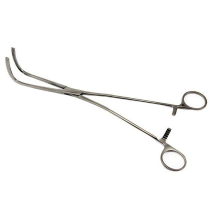 Зажим эластичный для пищевода, изогнутый, 280 мм Фото товара Зажим эластичный для пищевода, изогнутый, 280 мм