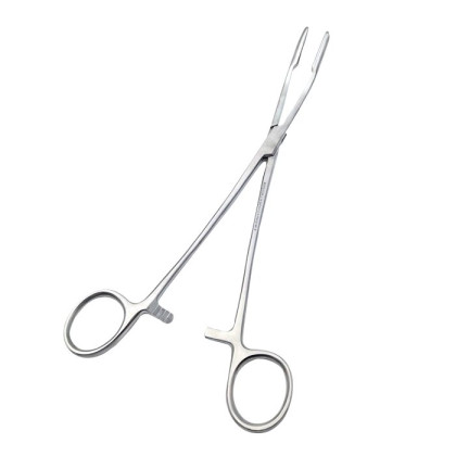 Зажимной инструмент Корнцанг изогнутый 260 мм Surgicon Фото товара Зажимной инструмент Корнцанг изогнутый 260 мм Surgicon