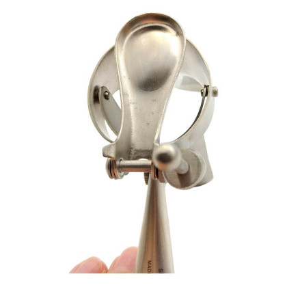 Зеркало гинекологическое многоразовое по Куско для влагалища 2-х створчатое N 1 Фото товара Зеркало гинекологическое многоразовое по Куско для влагалища 2-х створчатое N 1