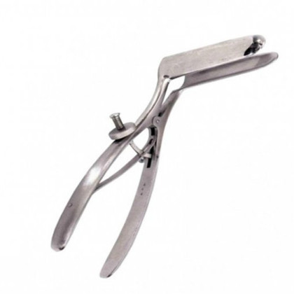 Зеркало ректальное двустворчатое со сплошными губками Фото товара Зеркало ректальное двустворчатое со сплошными губками