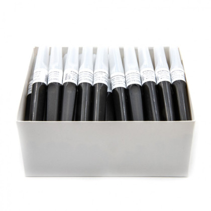 Фото товара Игла двухсторонняя 22G*1 1/2 с прозрачной камерой 1,5см, черная (50 шт/уп)