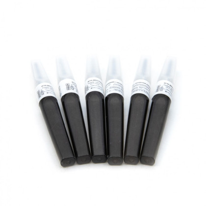 Фото товара Игла двухсторонняя 22G*1 1/2 с прозрачной камерой 1,5см, черная (50 шт/уп)