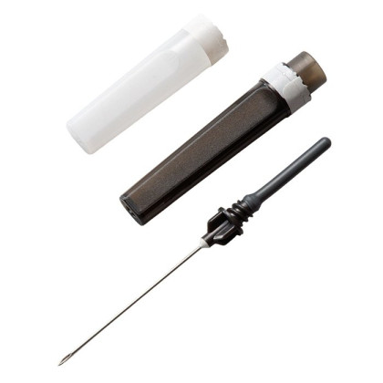 Фото товара Игла одноразовая двусторонняя стерильная для взятия крови 0,7х38мм (22G 1 1/2") Rustech, 100 шт/уп