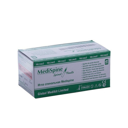 Фото товара Игла спинальная INEKTA (тип Квинке) G18 Medispine, 25 шт