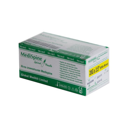 Фото товара Игла спинальная INEKTA (тип Квинке) G20 Medispine, 25 шт