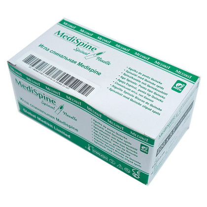 Фото товара Игла спинальная INEKTA (тип Квинке) G22 Medispine, 25 шт/уп