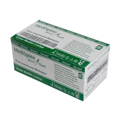 Фото товара Игла спинальная INEKTA (тип Квинке) G27 Medispine, 25 шт