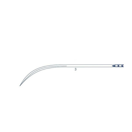 Фото товара Игла хирургическая 3, серии AV-590 полуизогнутые Medicor