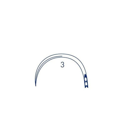 Фото товара Игла хирургическая 3, серии Ha-572 полукруглая 1/2 Medicor