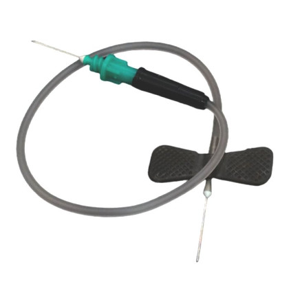 Игла-бабочка Lind-Vac, 22G x 3/4'' x 7'' 0.7мм х 19 мм, длина трубки 19 см, с гибким катетером и люэр-адаптером, 100 шт/уп Фото товара Игла-бабочка Lind-Vac, 22G x 3/4'' x 7'' 0.7мм х 19 мм, длина трубки 19 см, с гибким катетером и люэр-адаптером, 100 шт/уп