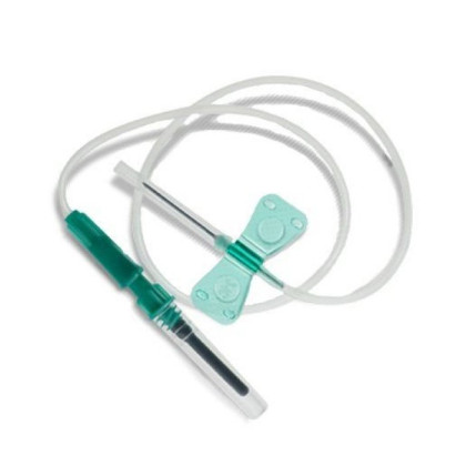 Игла-бабочка Wuzhou с луер-адаптером 23Gх3/4" 190 мм Фото товара Игла-бабочка Wuzhou с луер-адаптером 23Gх3/4" 190 мм