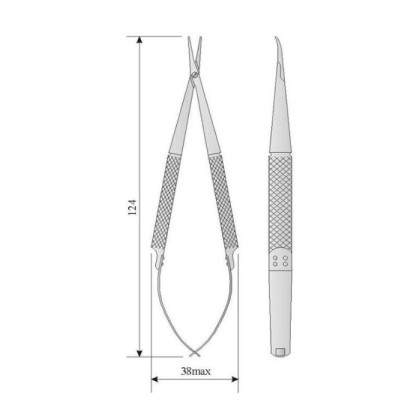 Иглодержатель глазной микрохирургический, ММИЗ Фото товара Иглодержатель глазной микрохирургический, ММИЗ