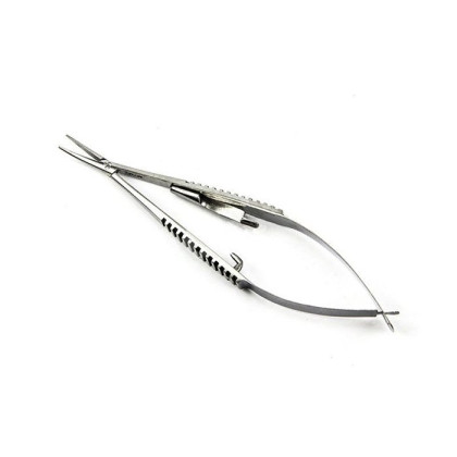 Иглодержатель по Кастровейо 9 см изогнутый Surgicon Фото товара Иглодержатель по Кастровейо 9 см изогнутый Surgicon