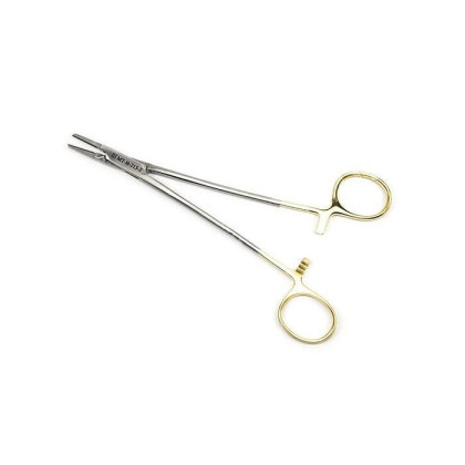 Иглодержатель сосудистый, армированный твердым сплавом, 180 мм, с узкими губками ПТО Медтехника Фото товара Иглодержатель сосудистый, армированный твердым сплавом, 180 мм, с узкими губками ПТО Медтехника