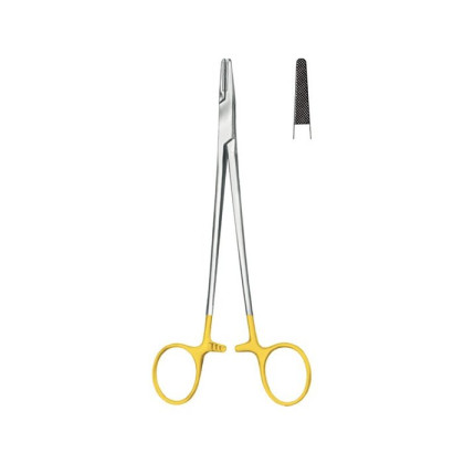 Фото товара Иглодержатель, по MAYO-HEGAR, вольфрамо-карбидные вставки, 18,5 см KLS Martin