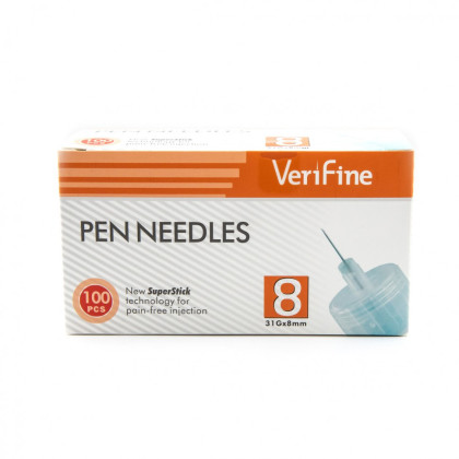 Фото товара Иглы Verifine 31G (0,25 х 8,0мм) № 100