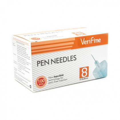 Фото товара Иглы Verifine 31G (0,25 х 8,0мм) № 100