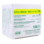 Фото товара Иглы медицинские инъекционные 0,90х40 мм (20G) SFM, 100 шт/уп