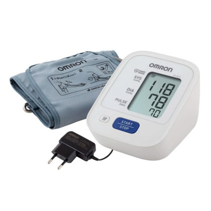 Фото товара Измеритель артериального давления и частоты пульса автоматический OMRON M2 Eco (ARU) с адаптером