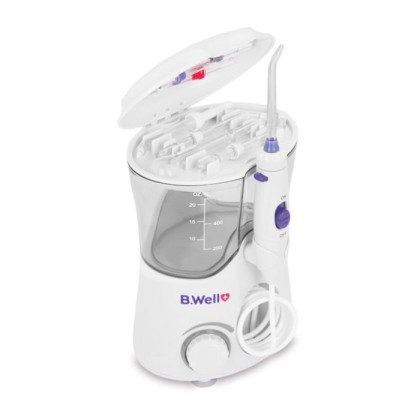 Ирригатор для полости рта модель WI-922 с принадлежностями. Стационарный. Семейный. 7 насадок в комплекте. 10 режимов регулировки мощности Фото товара Ирригатор для полости рта модель WI-922 с принадлежностями. Стационарный. Семейный. 7 насадок в комплекте. 10 режимов регулировки мощности