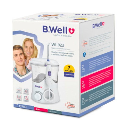 Ирригатор для полости рта модель WI-922 с принадлежностями. Стационарный. Семейный. 7 насадок в комплекте. 10 режимов регулировки мощности Фото товара Ирригатор для полости рта модель WI-922 с принадлежностями. Стационарный. Семейный. 7 насадок в комплекте. 10 режимов регулировки мощности