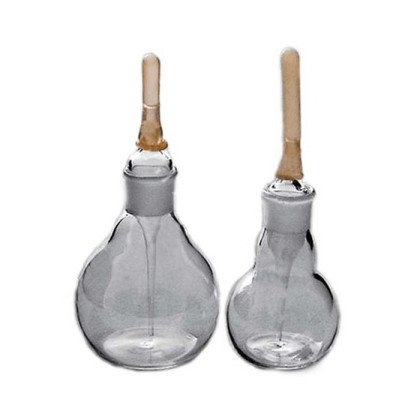 Капельница лабораторная из светлого стекла с притертой пробкой-пипеткой 2-50 мл Фото товара Капельница лабораторная из светлого стекла с притертой пробкой-пипеткой 2-50 мл