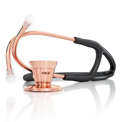 Фото товара Кардиологический стетоскоп Classic Cardiology Dual Head (черный/розовое золото), MDF